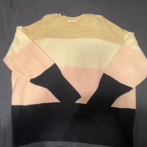 H&M plus sized striped sweater